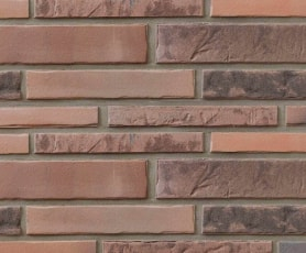 Клинкерная фасадная плитка Stroeher 3215.3103 Sonderbrand №7, 300х71х14 мм